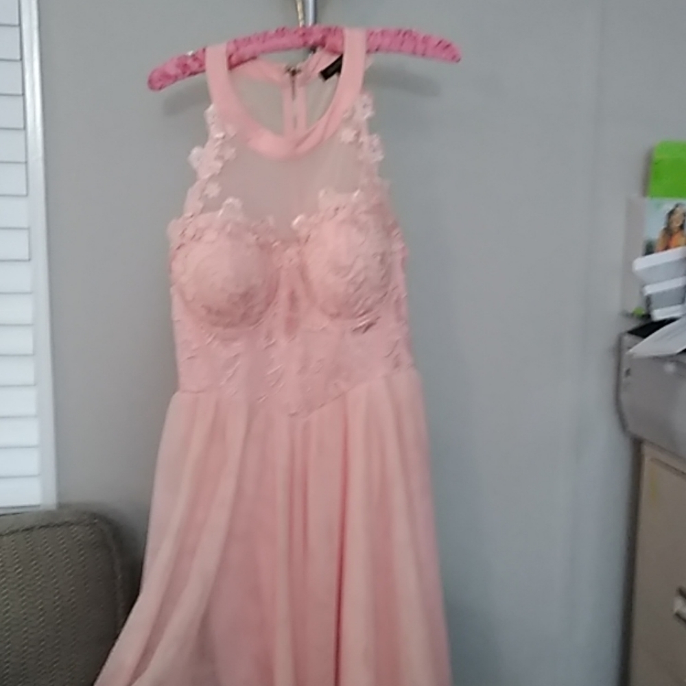 Blush formal dress